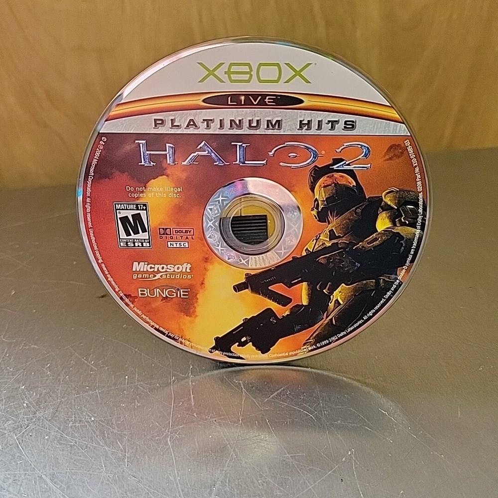 Halo 2 (Platinum Hits) (Microsoft Xbox 2008) Tested, Disc Only No Case